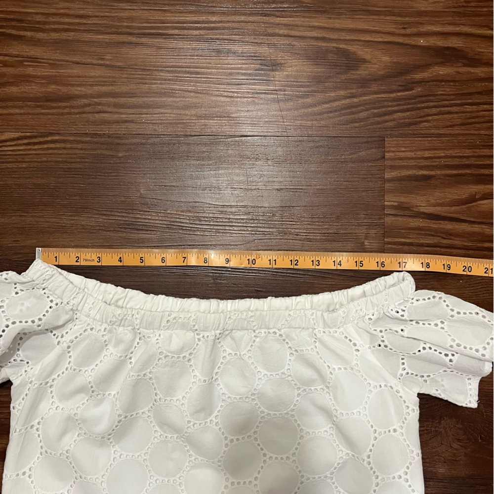 SAIL TO SABLE Dot Eyelet Dress Size M - Picture 11 of 11